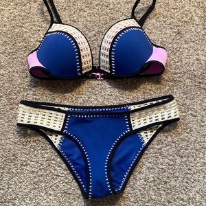 Two piece bikini by Victoria’s Secret.